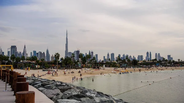 Dubaï Émirats Arabes Unis Septembre 2020 Mer Beach Resort Dubaï — Photo