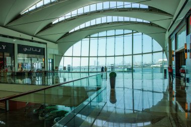 DUBAI, BAE - 25 HAZİRAN Dubai Festival Şehir Alışveriş Merkezi. 25 Ocak 2021 Dubai Birleşik Arap Emirlikleri