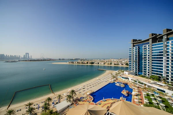 Dubai Förenade Arabemiraten Januari 2020 Utsikt Från Lägenhetskomplexet Oceana Till — Stockfoto