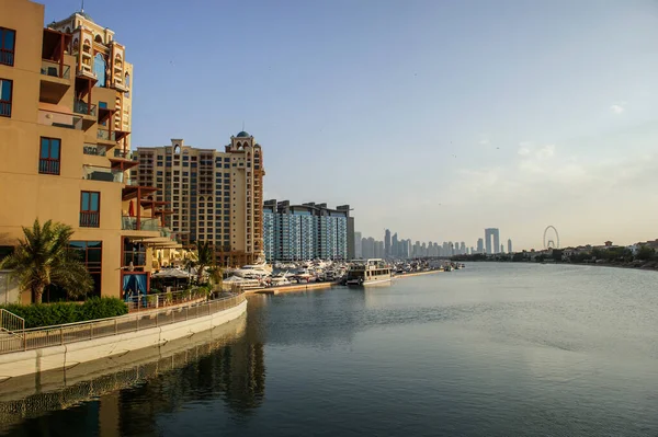 Dubai Förenade Arabemiraten November 2020 Utsikt Över Palm Jumeirah Med — Stockfoto