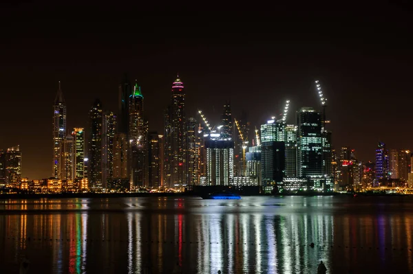 Dubai Emirados Árabes Unidos Outubro 2020 Vista Dos Arranha Céus — Fotografia de Stock