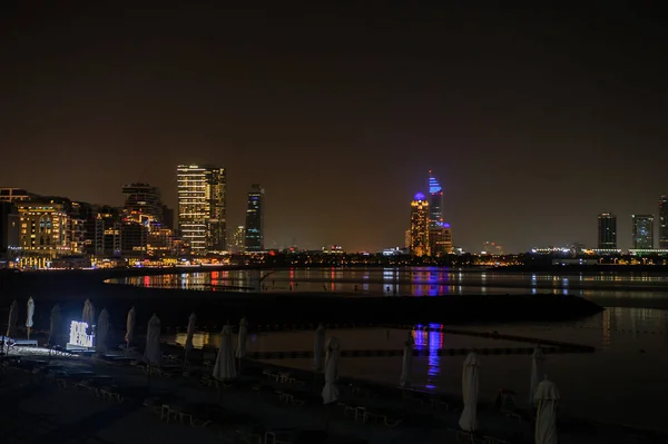 Dubai Uae October 2020 View Modern Skyscrapers Jumeirah Beach Residence — Stock Photo, Image