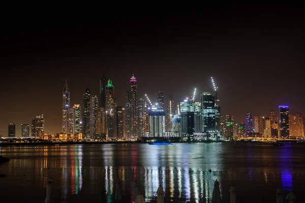 Dubai Emirados Árabes Unidos Outubro 2020 Vista Dos Arranha Céus — Fotografia de Stock