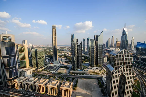 Dubai Emiratos Árabes Unidos Diciembre 2020 Panorama Del Centro Dubái — Foto de Stock