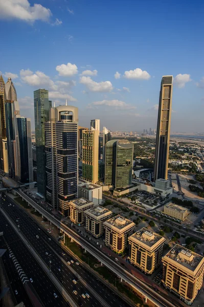 2020年12月25日 阿联酋迪拜 迪拜现代城市的全景 — 图库照片
