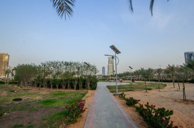 DUBAI, BAE, 2020 EYLÜL: Jumeirah Village Circle Area & Community.