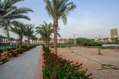 DUBAI, BAE, 2020 EYLÜL: Jumeirah Village Circle Area & Community.