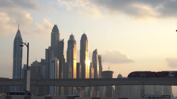 Dubai Emiratele Arabe Unite Februarie 2019 Jbr Sau Jumeirah Beach — Videoclip de stoc