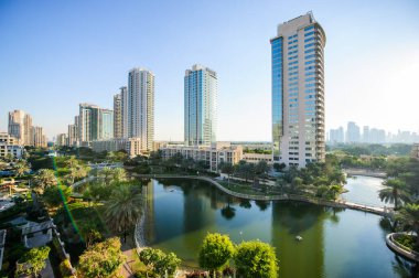 Dubai, BİRLİK ARAB EMIRATES - 04 FABRUARY: Dubai 'deki Yeşiller Topluluğu,