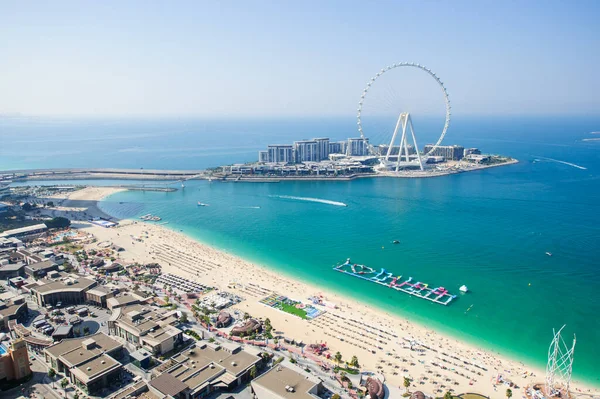 Dubai Förenade Arabemiraten December 2020 Blue Water Island View Jbr — Stockfoto