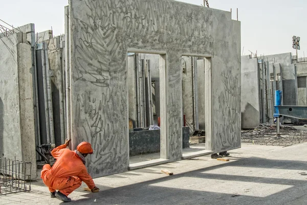 Betonové prvky na betonárny — Stock fotografie