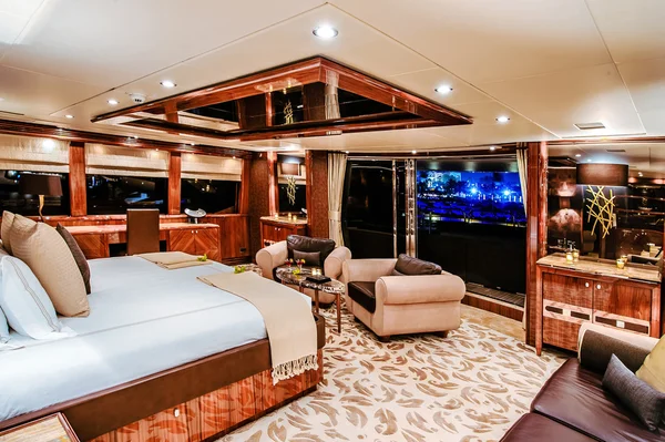 Intérieur du yacht . — Photo