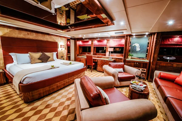 Yacht interior. — Stock Photo, Image