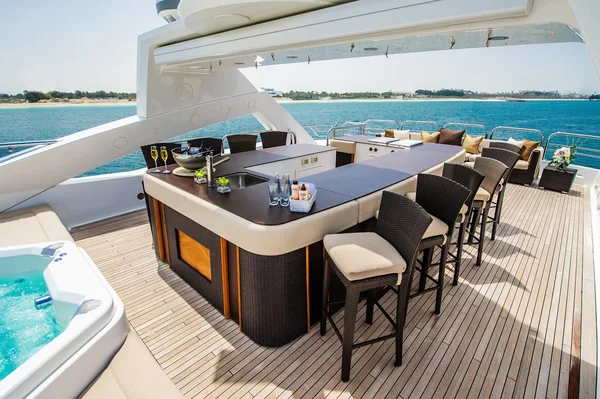 Intérieur du yacht . — Photo