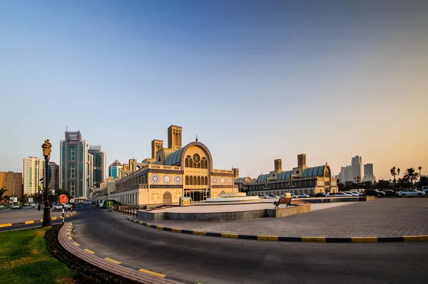 Souq Central em Sharjah City, Emirados Árabes Unidos — Fotografia de Stock