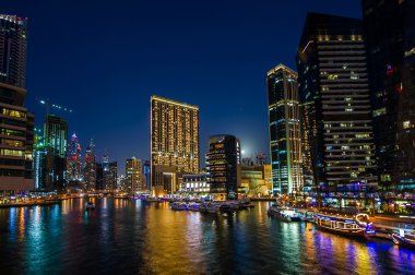 Jumeirah beach residence görünümünü. Dubai, Birleşik Arap Emirlikleri