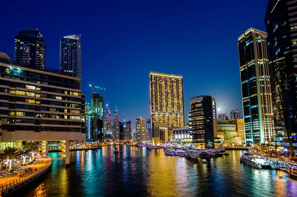 Vista da residência na praia de Jumeirah Dubai, Emirados Árabes Unidos — Fotografia de Stock