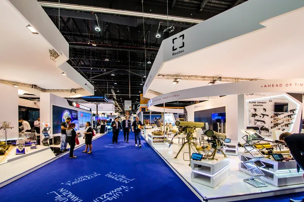 The International Defence Exhibition and Conference, IDEX.Abu-Dhabi,UAE. — Stock Photo, Image