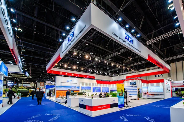 The International Defence Exhibition and Conference, IDEX.Abu-Dhabi,UAE. — Stock Photo, Image