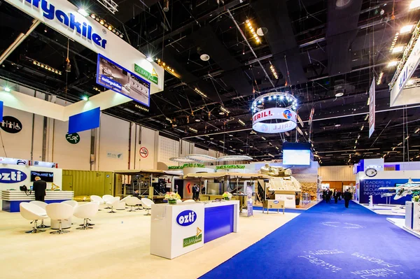The International Defence Exhibition and Conference, IDEX.Abu-Dhabi,UAE. — Stock Photo, Image
