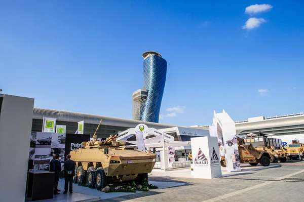 The International Defence Exhibition and Conference, IDEX.Abu-Dhabi,UAE. — Stock Photo, Image