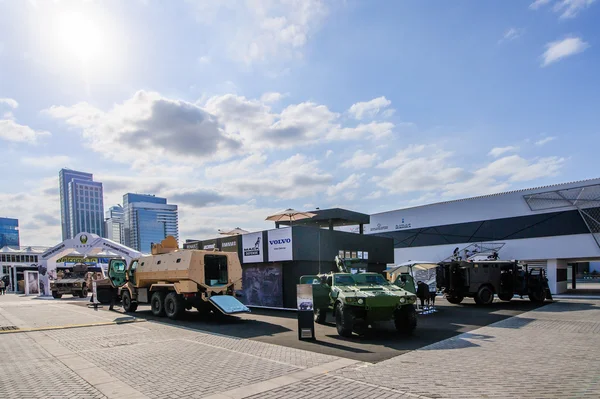 Die internationale Verteidigungsausstellung und -konferenz, idex.abu-dhabi, uae. lizenzfreie Stockbilder