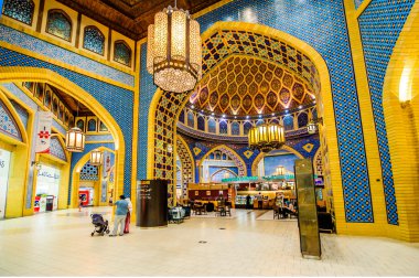 İç Ibn Battuta Alışveriş Merkezi, Dubai, Birleşik Arap Emirlikleri.