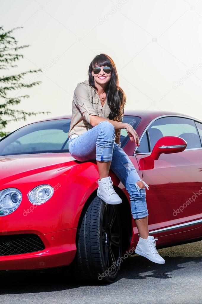 110 Sexy Girl Posing Sport Car Stock Photos - Free & Royalty-Free Stock  Photos from Dreamstime