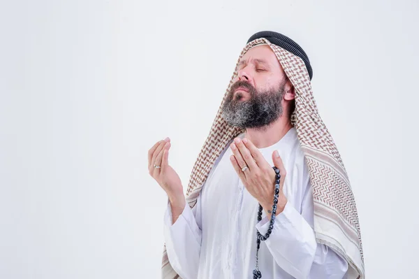 Praying middle eastern man — Stock Photo, Image