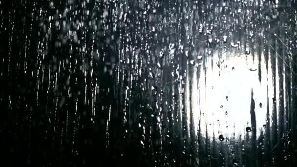Ligar a água no chuveiro tiro movimento super lento — Vídeo de Stock