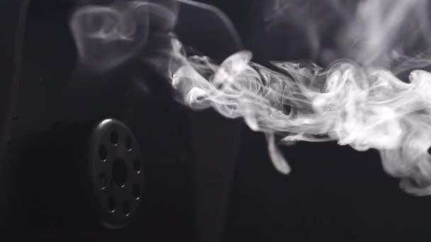Makine içinde hareket, ağır çekim video duman — Stok video