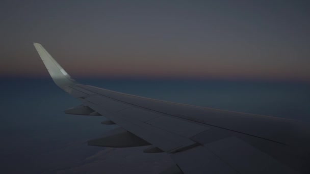 Vuelo al atardecer, vista aérea — Vídeos de Stock