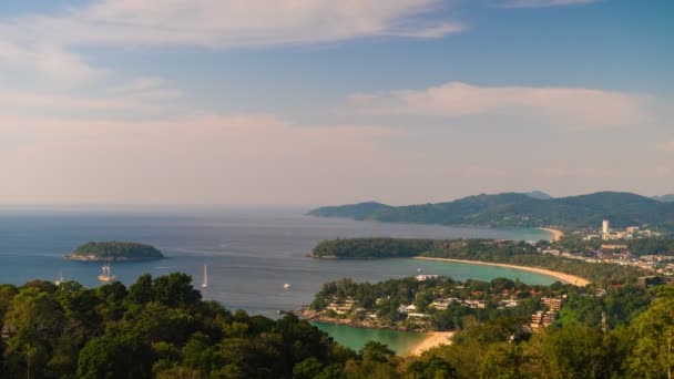 Phuket bay giorno tempo lapse video — Video Stock