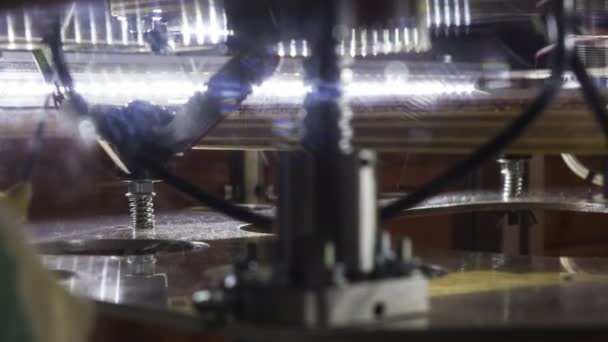 3D-printing dicht omhoog hyperlapse, 4k — Stockvideo