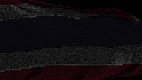Размахивание цифровым флагом Таиланда на экране компьютера, 3D рендеринг — стоковое фото