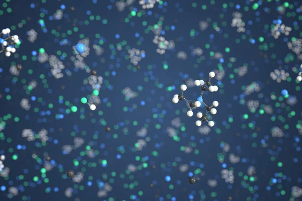 Triethylamine 탄화 수소 분자는 공, 개념적 분자 모델로 만들어 졌습니다. 화학 3d 렌더링 — 스톡 사진