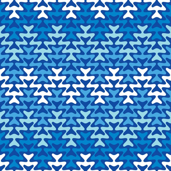 Zigzag azul — Vector de stock