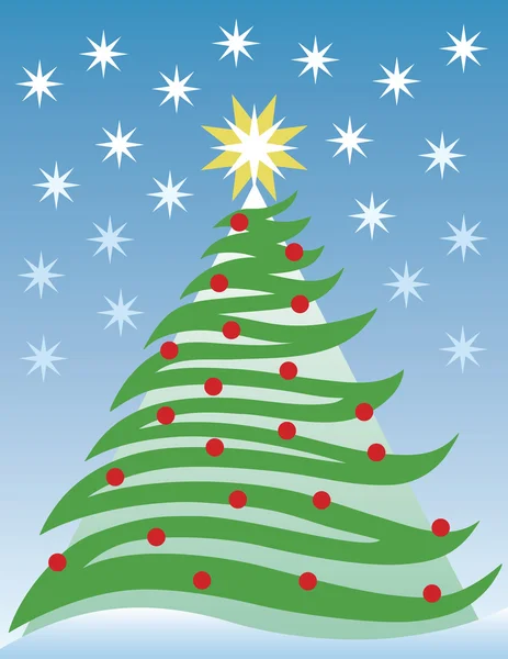 Christmas Tree — Stock Vector