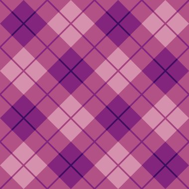 Önyargı ekose mor ve pembe