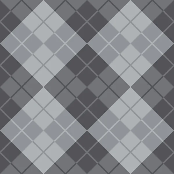 Argyle Design in Grey — стоковый вектор
