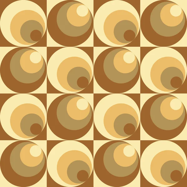 Circles in Circles Pattern — Stock Vector