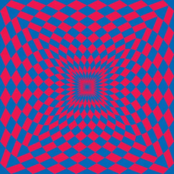 Perspective de vérification optique en rouge et bleu — Image vectorielle