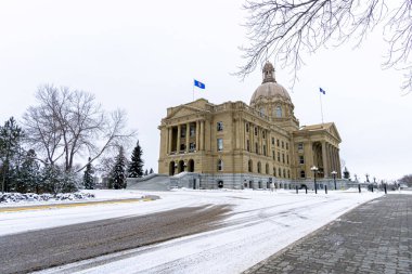 21 Mart 2015 - Edmonton Alberta Kanada - Kışın Alberta Lejyoner Binası
