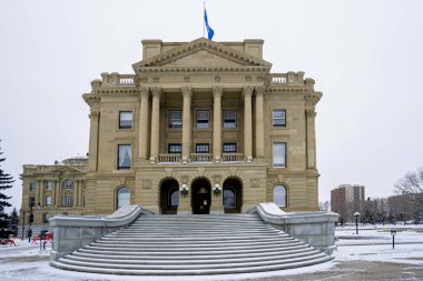 21 Mart 2015 - Edmonton Alberta Kanada - Kışın Alberta Lejyoner Binası