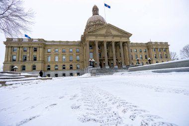 21 Mart 2015 - Edmonton Alberta Kanada - Kışın Alberta Lejyoner Binası