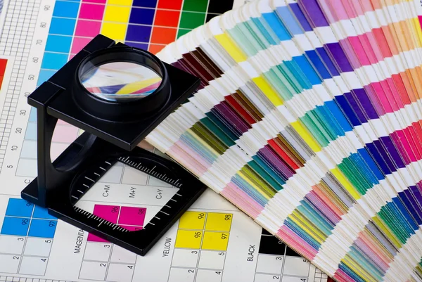 Conjunto de gerenciamento de cores — Fotografia de Stock