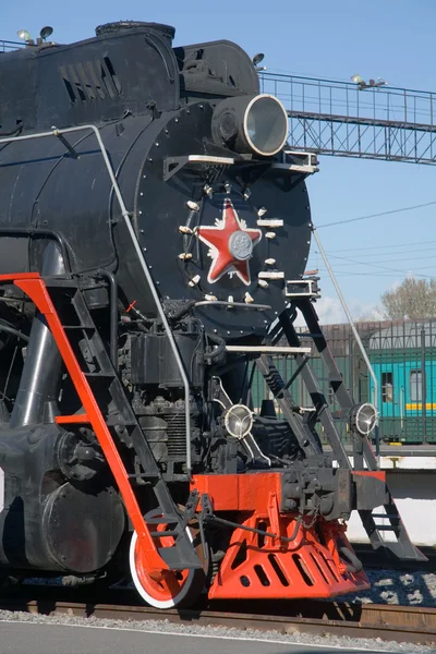 Locomotiva antiga — Fotografia de Stock