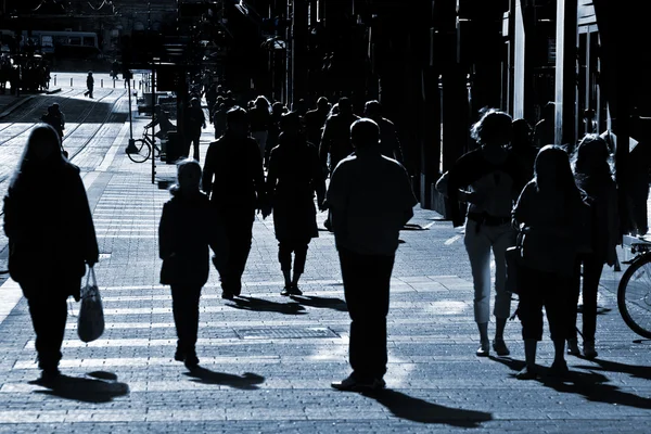 Mensen op de straat — Stockfoto