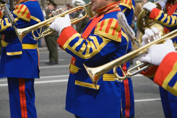 Armia orkiestra dęta — Zdjęcie stockowe