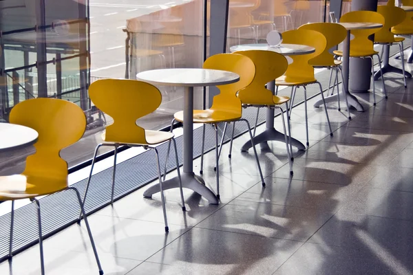 Cafe in airport — Stock Photo, Image